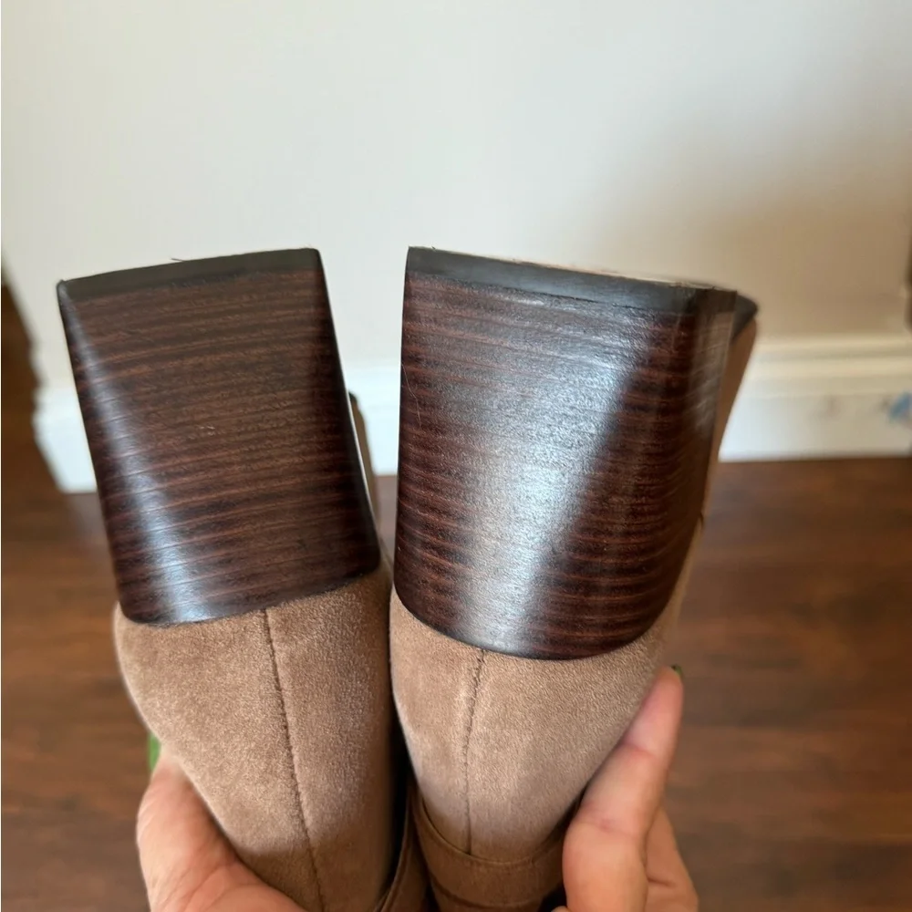 NWT Blondo Twyla Tan Heeled Knee-High waterproof Boots-Size 9 - Picture 3 of 14